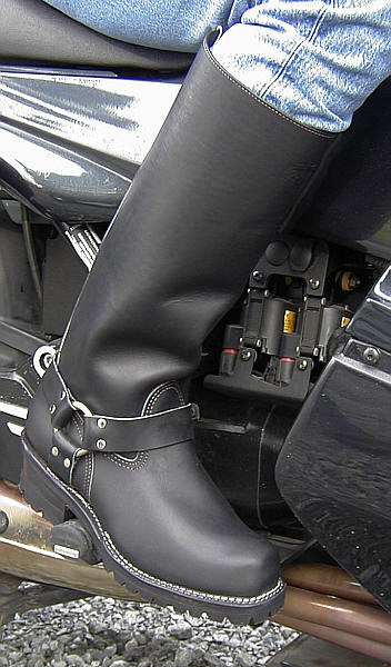 BIG BLACK BOOTS   Wesco Harness Boots